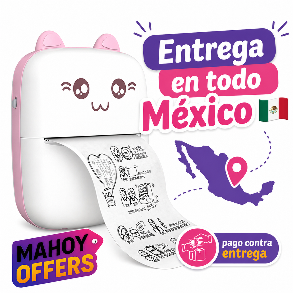 Mini Impresora Térmica Portátil Bluetoot