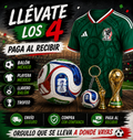 ⚽ Combo Mexicano Balón Jersey Llavero Copa